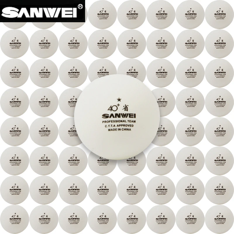 Table Tennis Pc - SANWEI 100 pcs/pack 40 + balles