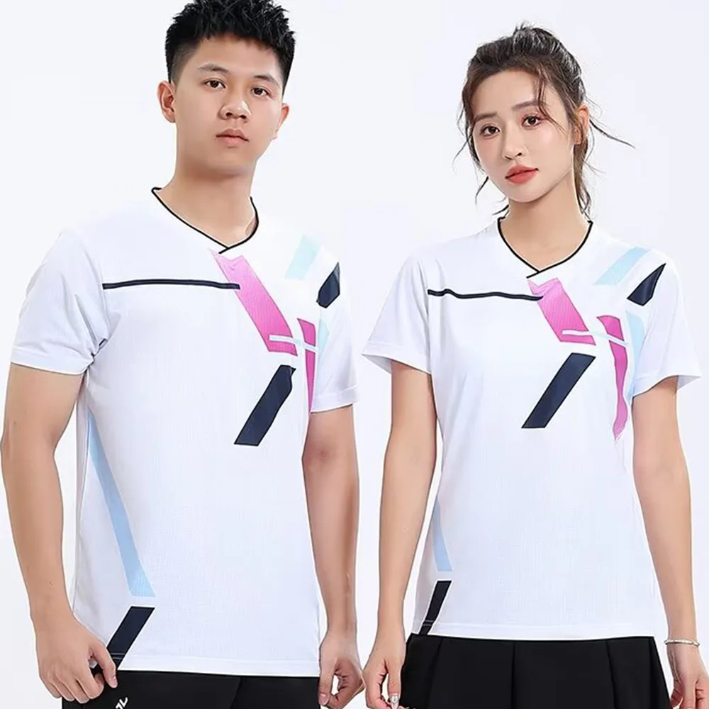 Table Tennis Volleyball - T-shirt de Badminton pour hommes et