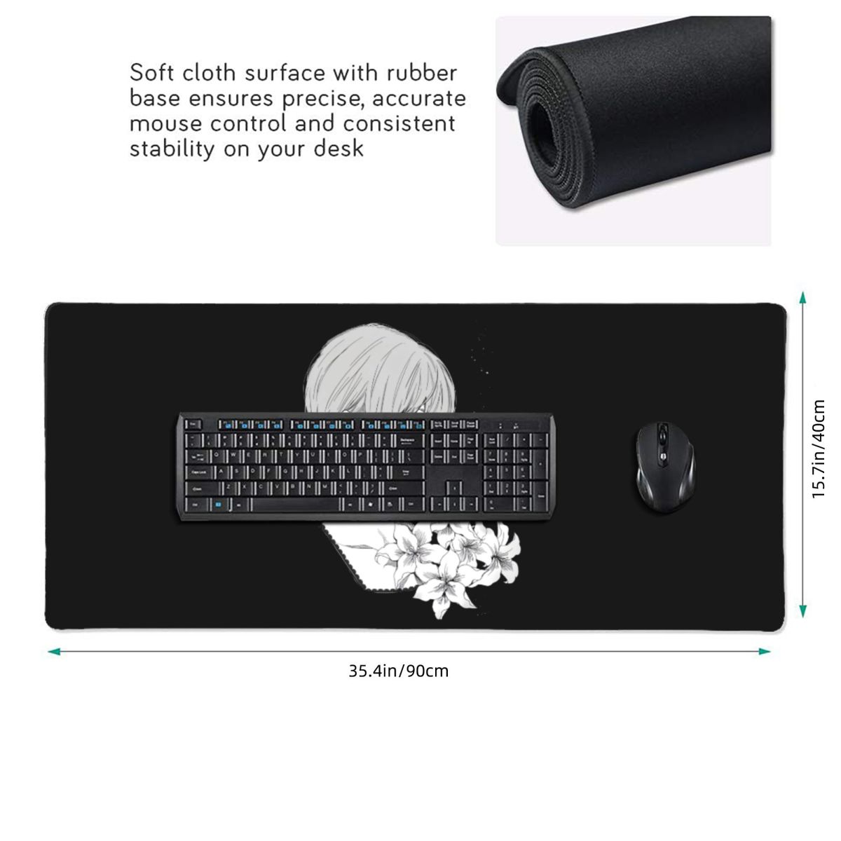 Grand tapis de souris avec mot - Table Tennis Pc avis et prix