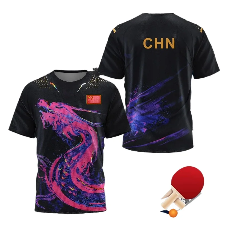 T-shirt graphique Dragon de Ch - Table Tennis China avis et prix