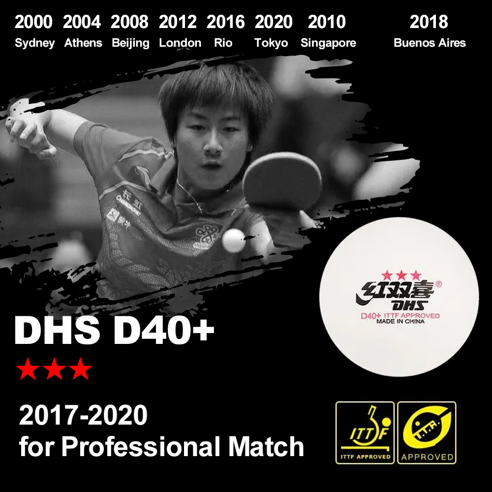 Balles de Ping-Pong DHS D40 +  - Table Tennis How To Play avis et prix