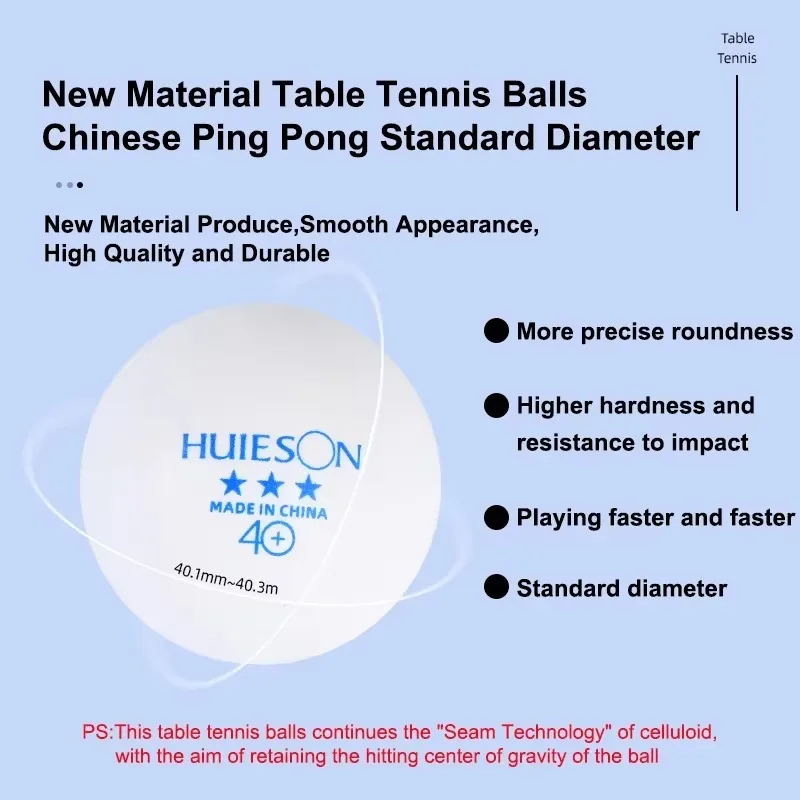 100 pièces Huieson bleu Logo b - Table Tennis Pc avis et prix