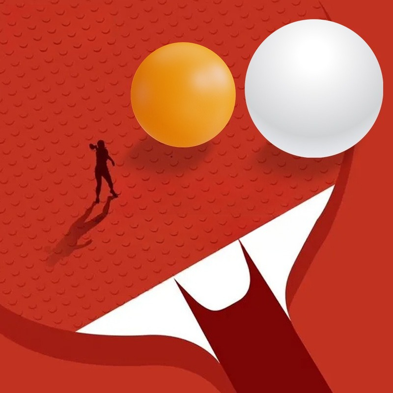 Balle de tennis de table de 55 - Table Tennis How To Play avis et prix